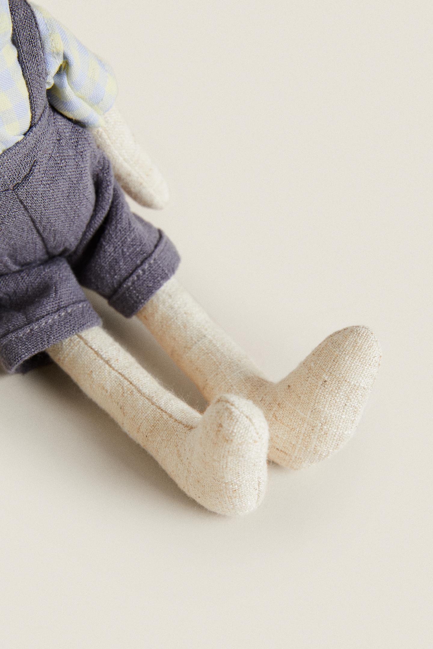 Детская мягкая игрушка Zara KIDS’ Bunny Plush Toy, цвет: Разноцветный — фото 4