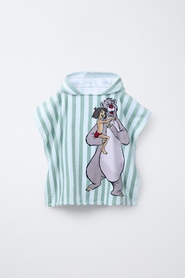 PONCHO TOALLA RAYAS THE JUNGLE BOOK © DISNEY - Verde claro de Zara