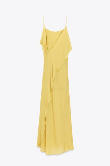 LIMITED EDITION OPEN-BACK LONG DRESS - Lemon by Zara - Image 3