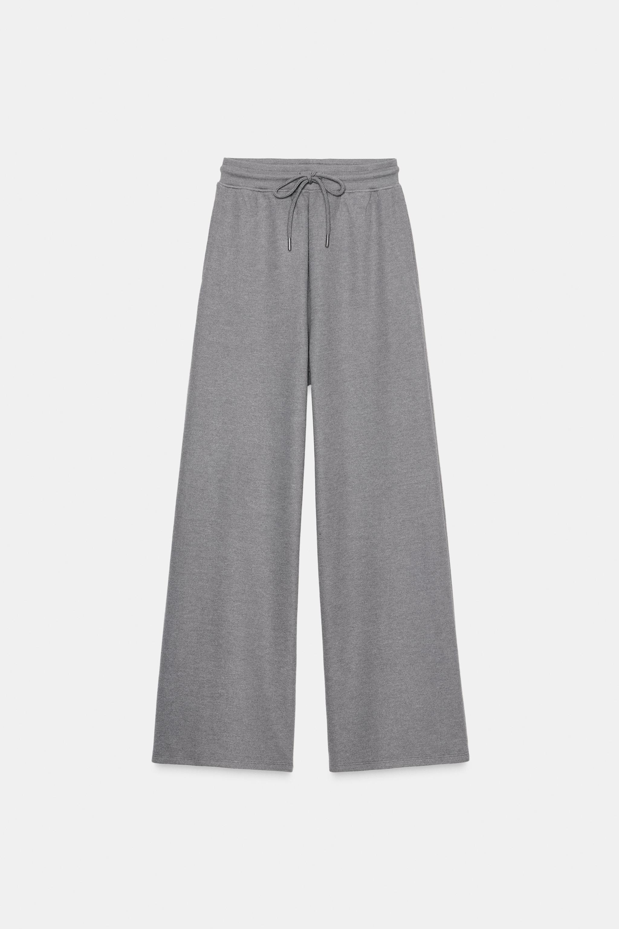 STRAIGHT LEG RIB SOFT PANTS