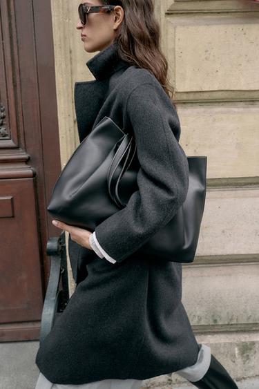 SAC SHOPPER AVEC PINCE - Noir de Zara - Image 1