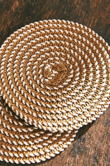 PACK OF PAPER COASTERS (PACK OF 4) - camel by Zara - Image 5