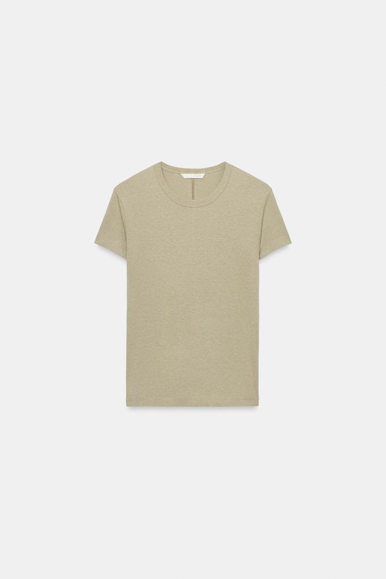 Camiseta de algodón de manga corta 5