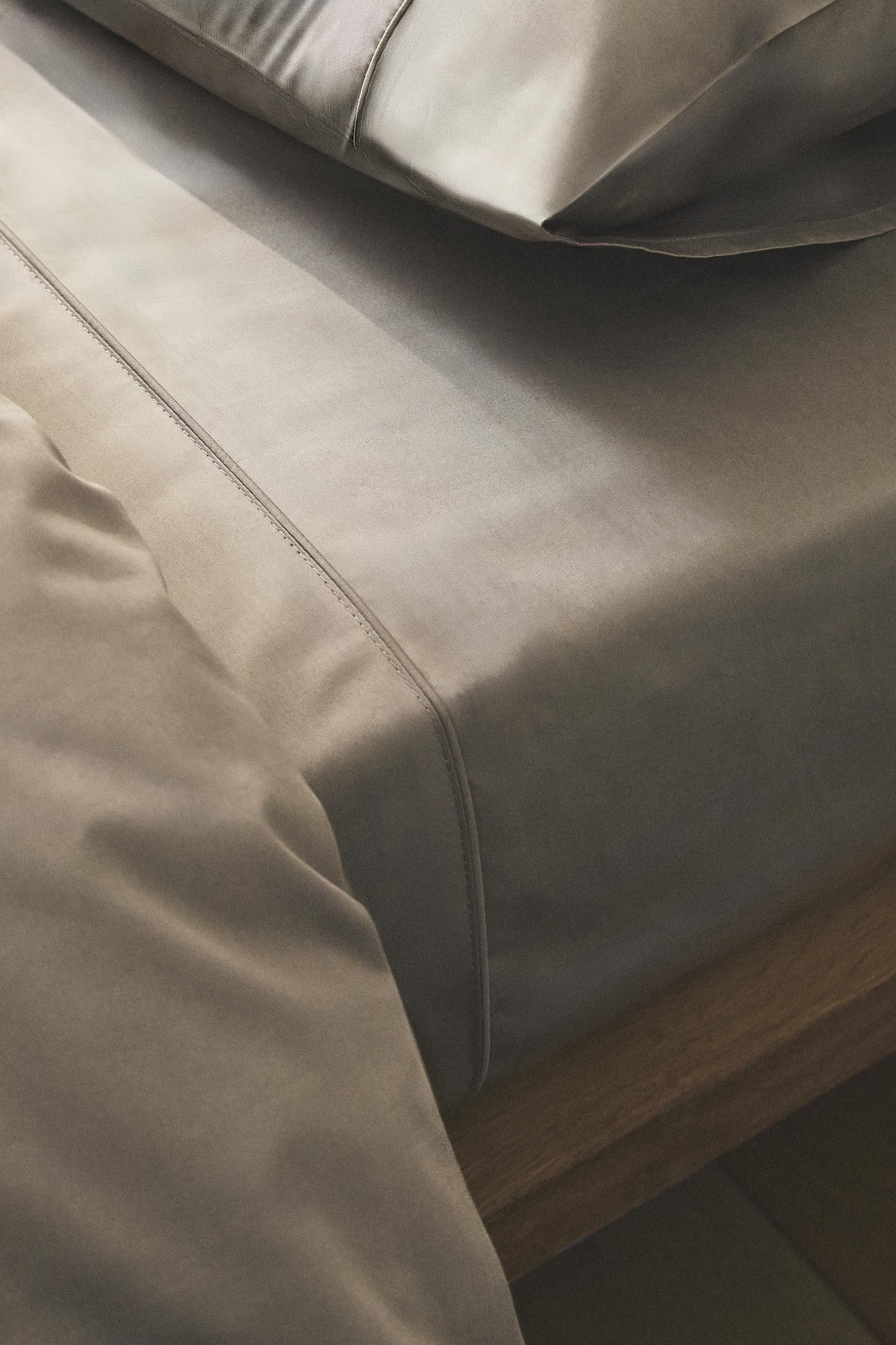 PERCALE COTTON FLAT SHEET ( THREAD COUNT