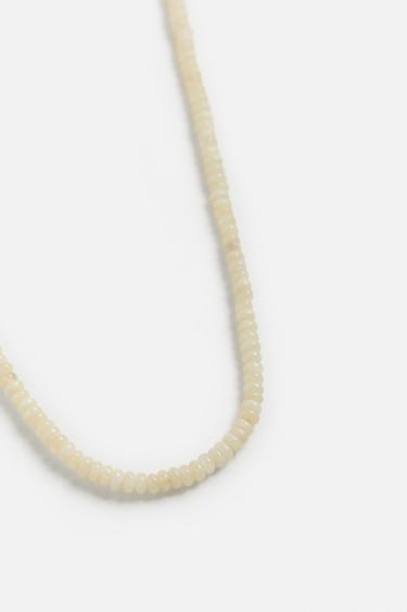 COLLIER FANTAISIE PIERRES - Écru de Zara - Image 3