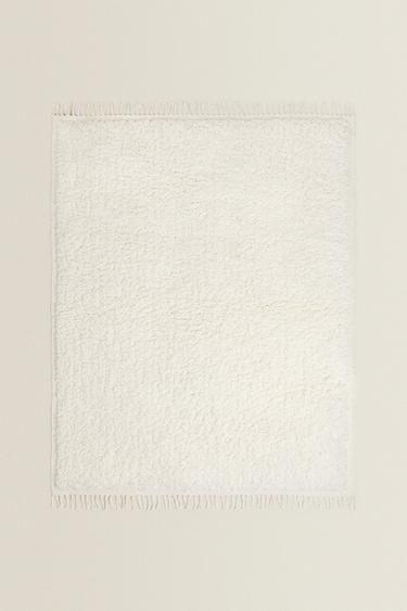 TAPPETO RETTANGOLARE COTONE TEXTURE - Bianco di Zara
