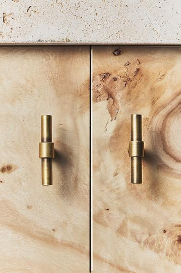 GOUDKLEURIGE METALEN DEURGREPEN (2-PACK) - Goudgeel van Zara