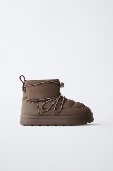 НЕЙЛОНОВЫЕ НЕПРОМОКАЕМЫЕ БОТИНКИ — КОРИЧНЕВЫЙ от Zara