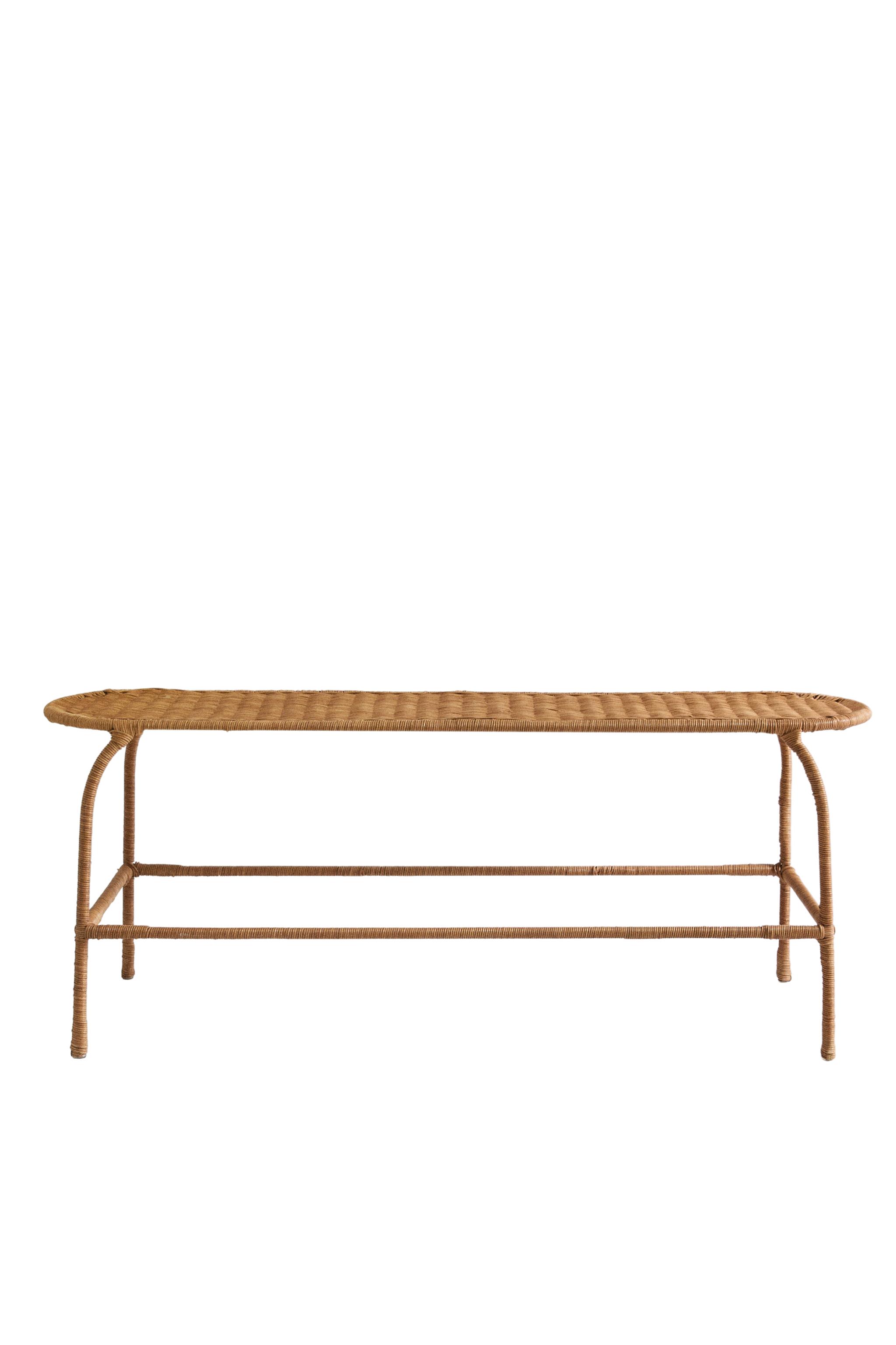 RATTAN BENCH - Brown | ZARA United States