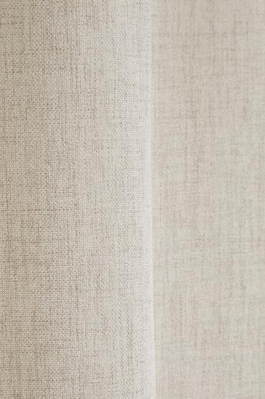 RIDEAU TEXTURÉ - Gris perle de Zara - Image 2