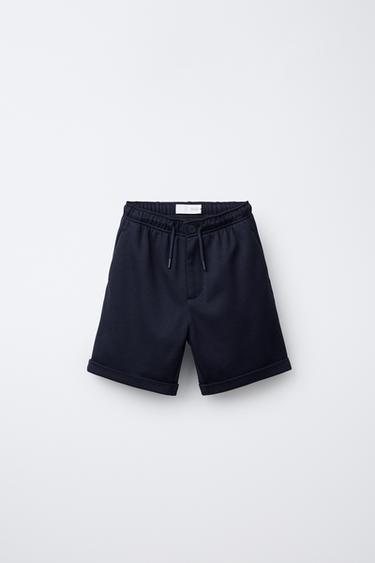 STRAIGHT COMFORT BERMUDA - Blue by Zara