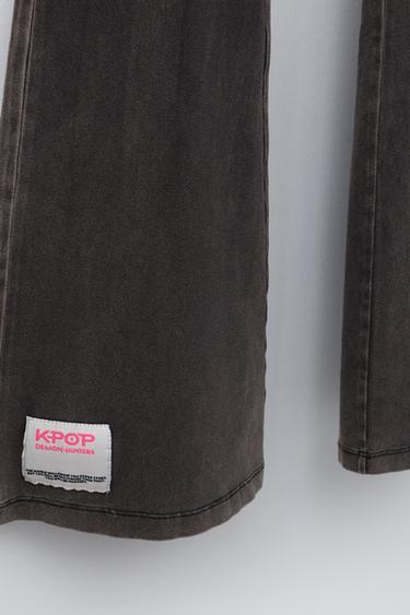 PANTALON ÉVASÉ JUPE KPOP DEMON HUNTERS™ NETFLIX © - Gris anthracite de Zara - Image 3