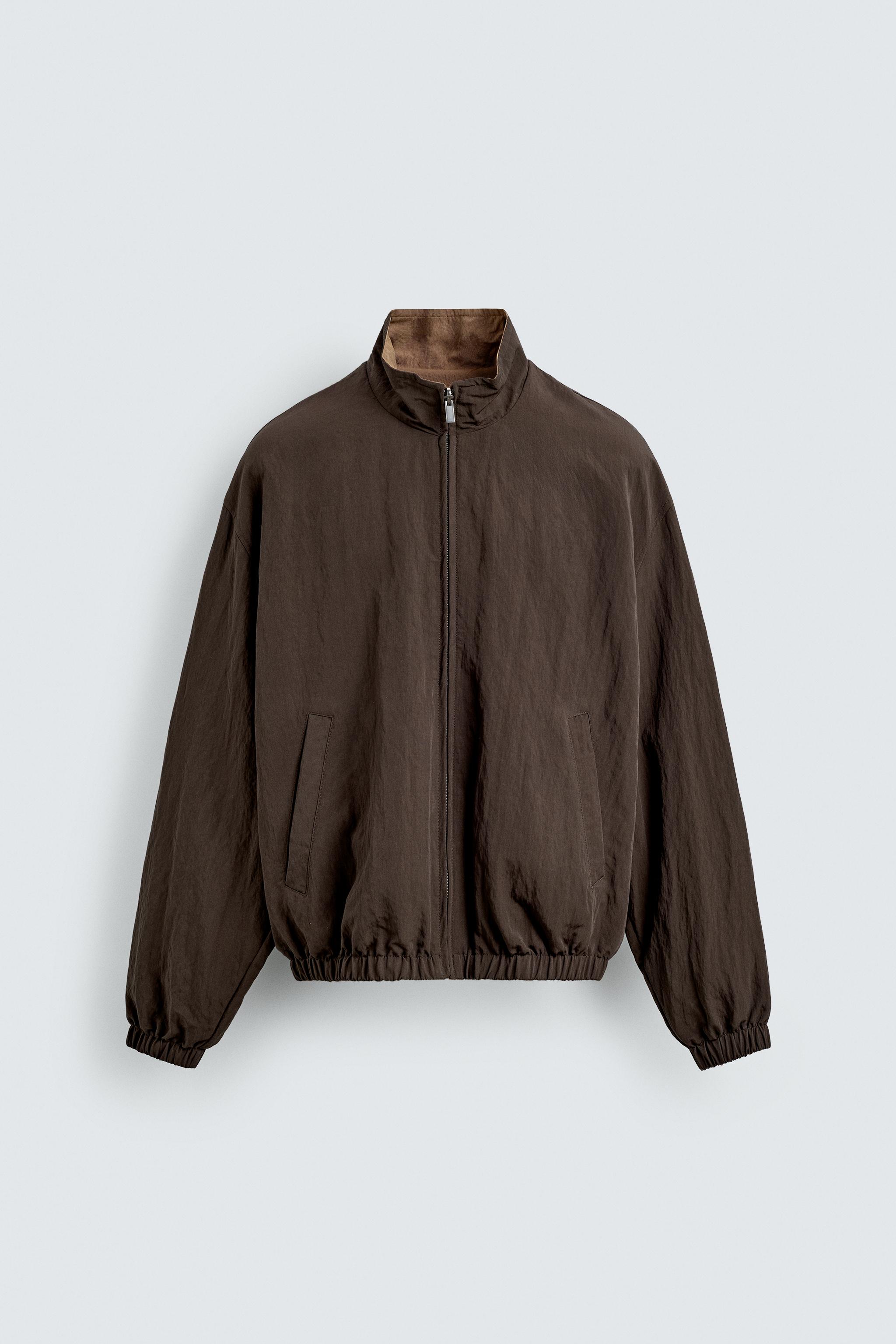 BLOUSON BOMBER FLUIDE RÉVERSIBLE