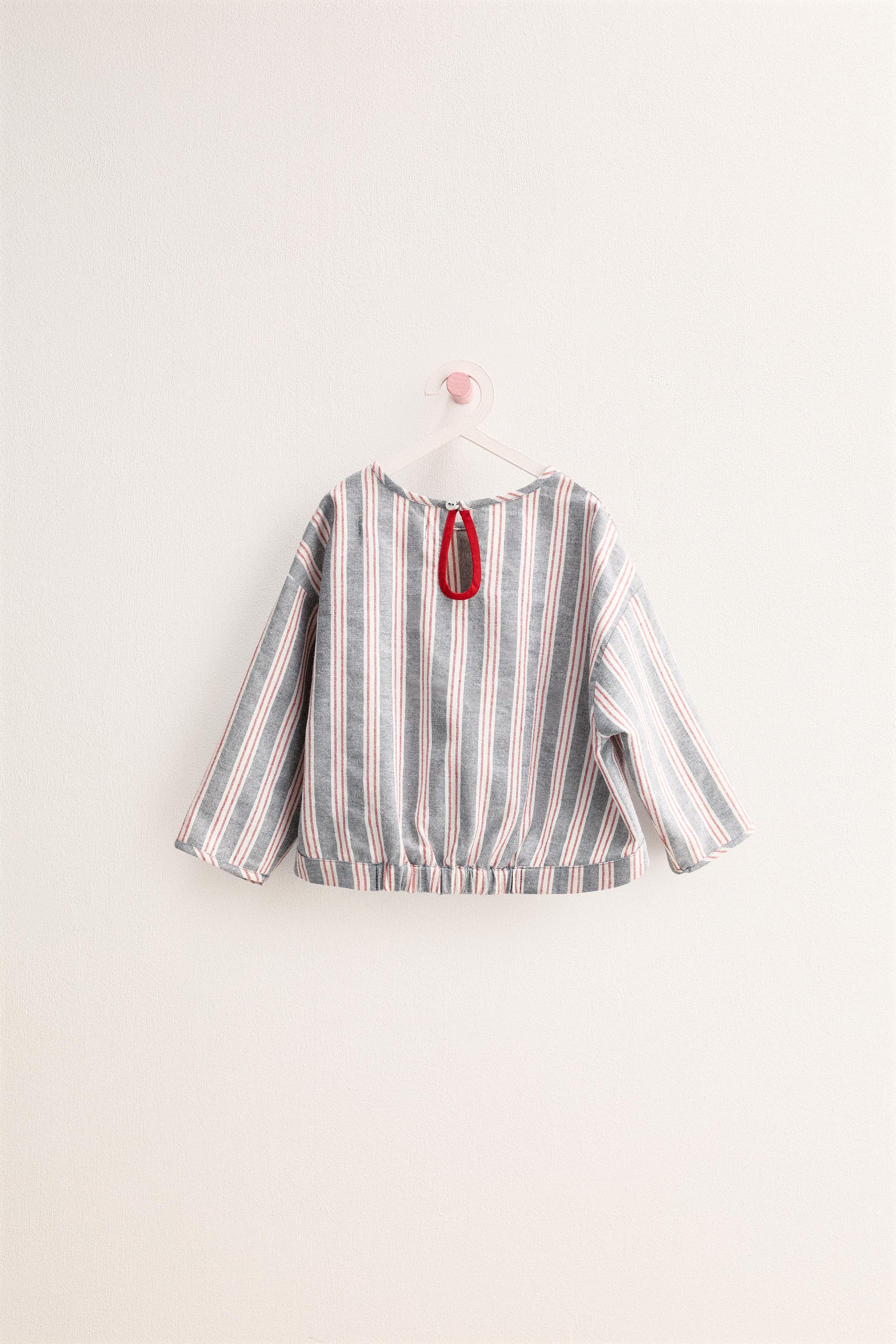 ZARA TIMELESS - TOP À RAYURES