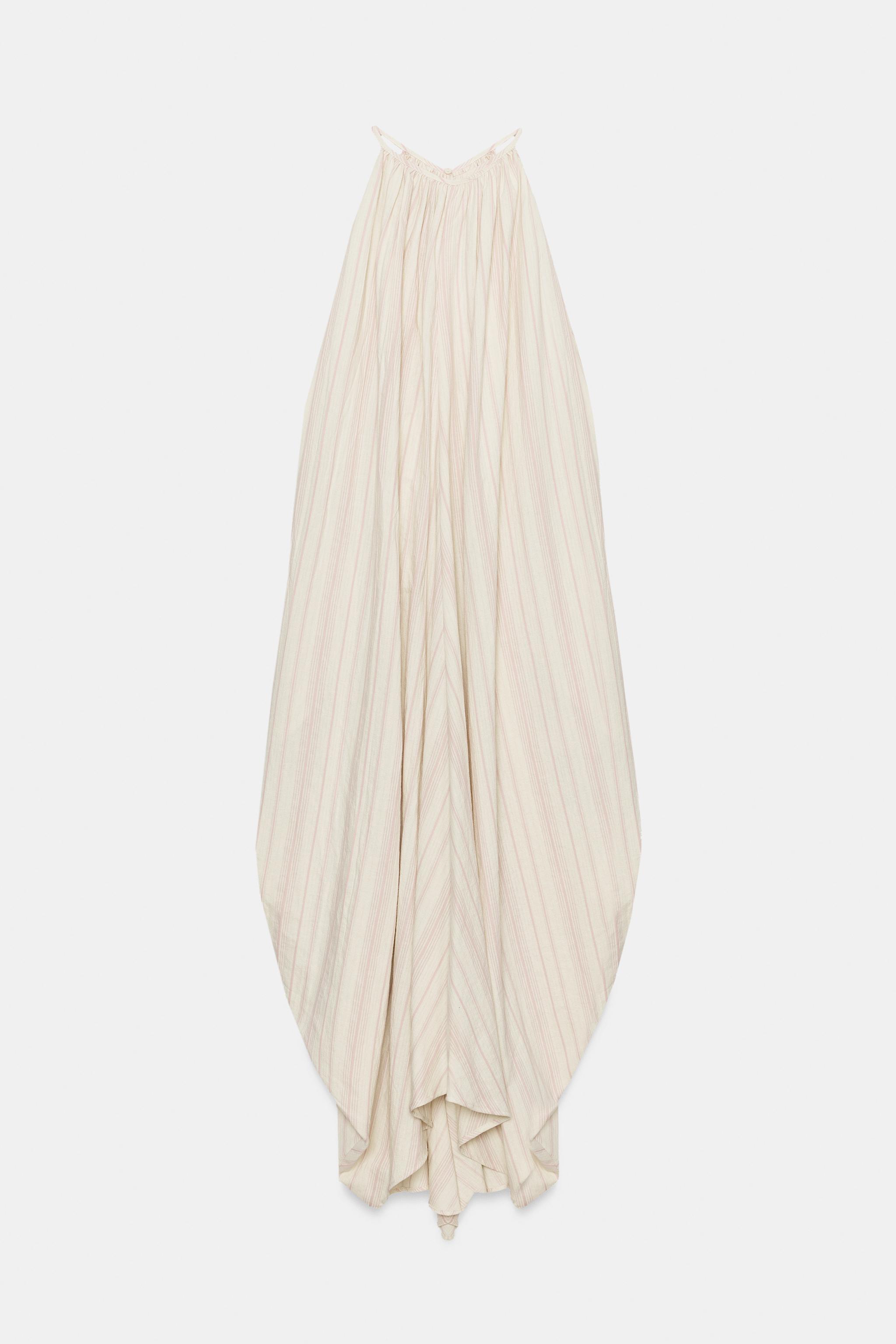 ROBE HALTER EN LIN ZW COLLECTION