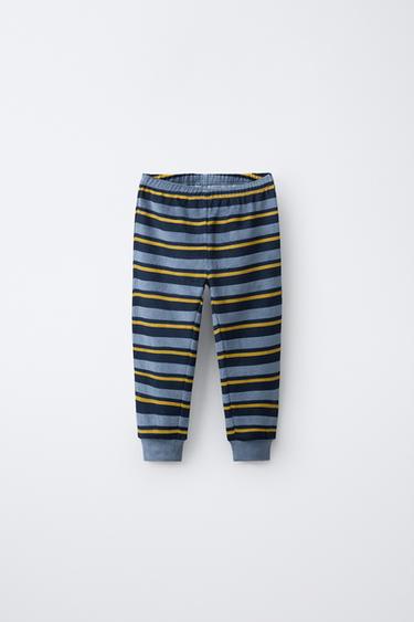 1 1/2-6 YEARS/ STRIPED TIGER VELOUR PYJAMAS - Blue by Zara - Image 3