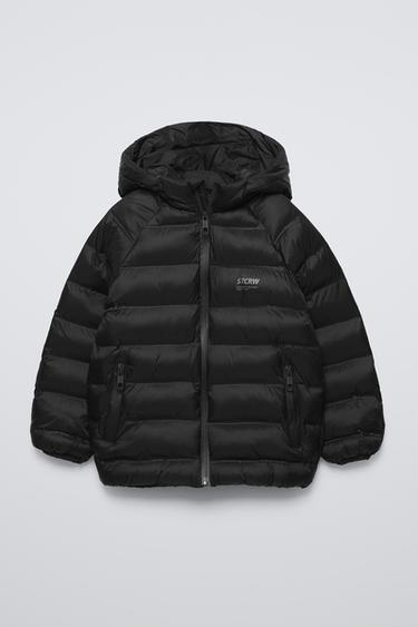 МНОГО ЛЕКО НЕПРОМОКАЕМО ПУХЕНО ЯКЕ - Черен от Zara