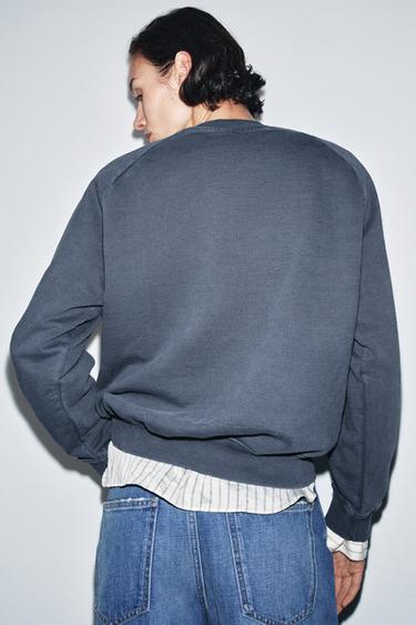 FADED SWEATSHIRT - Indigo by Zara - Image 2