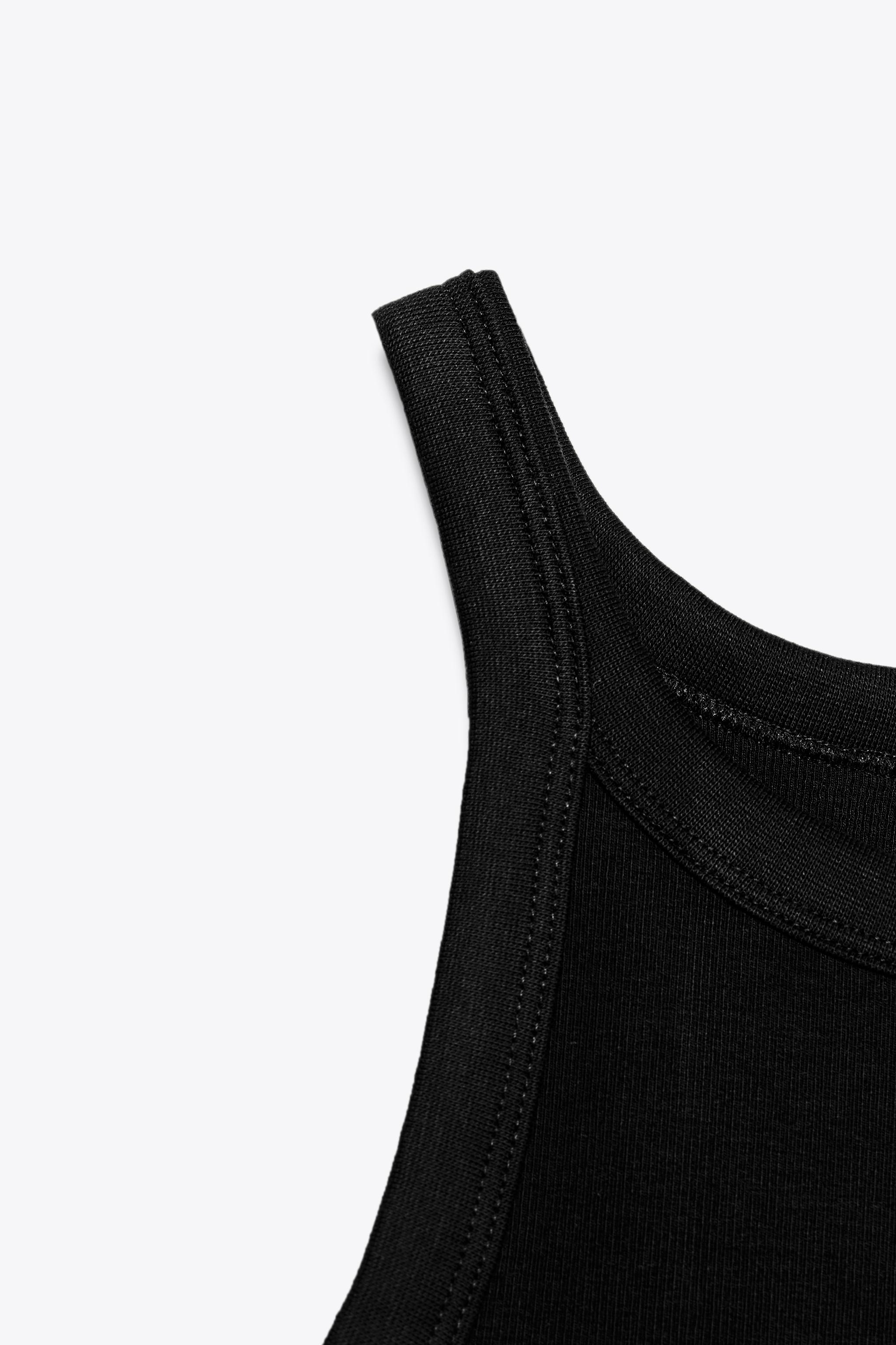 RIB CROP TOP - Black | ZARA United States