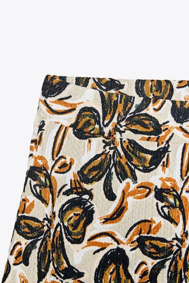 WIDE PRINTED TROUSERS - Multicoloured by Zara - Image 6