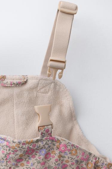 RUBBERISED WATER RESISTANT PRINTED DUNGAREES - Light pink by Zara - Image 2