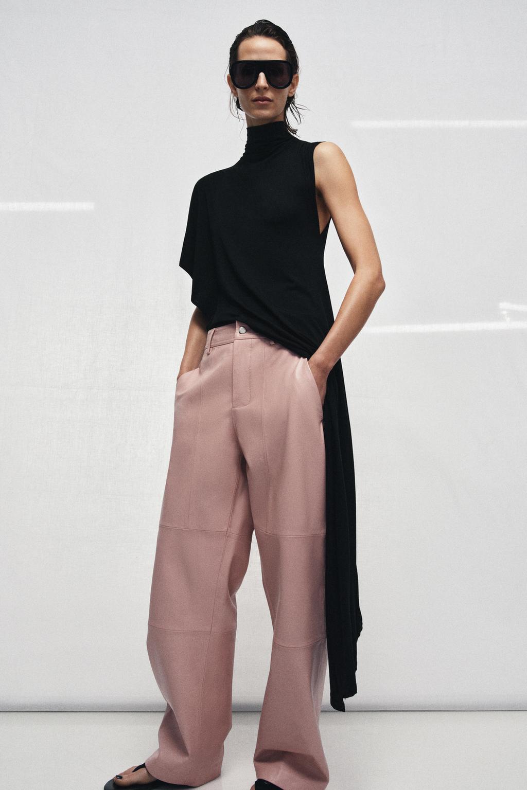 100% LEATHER PANTS ZW COLLECTION LIMITED EDITION
