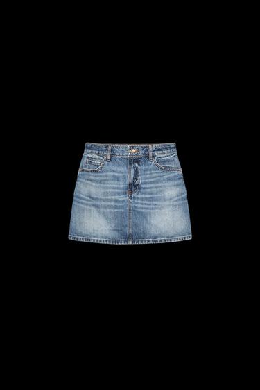 Z1975 DENIM MINI SKIRT - Blue by Zara