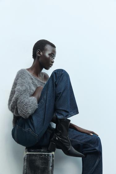 bottines rouges vernies zara