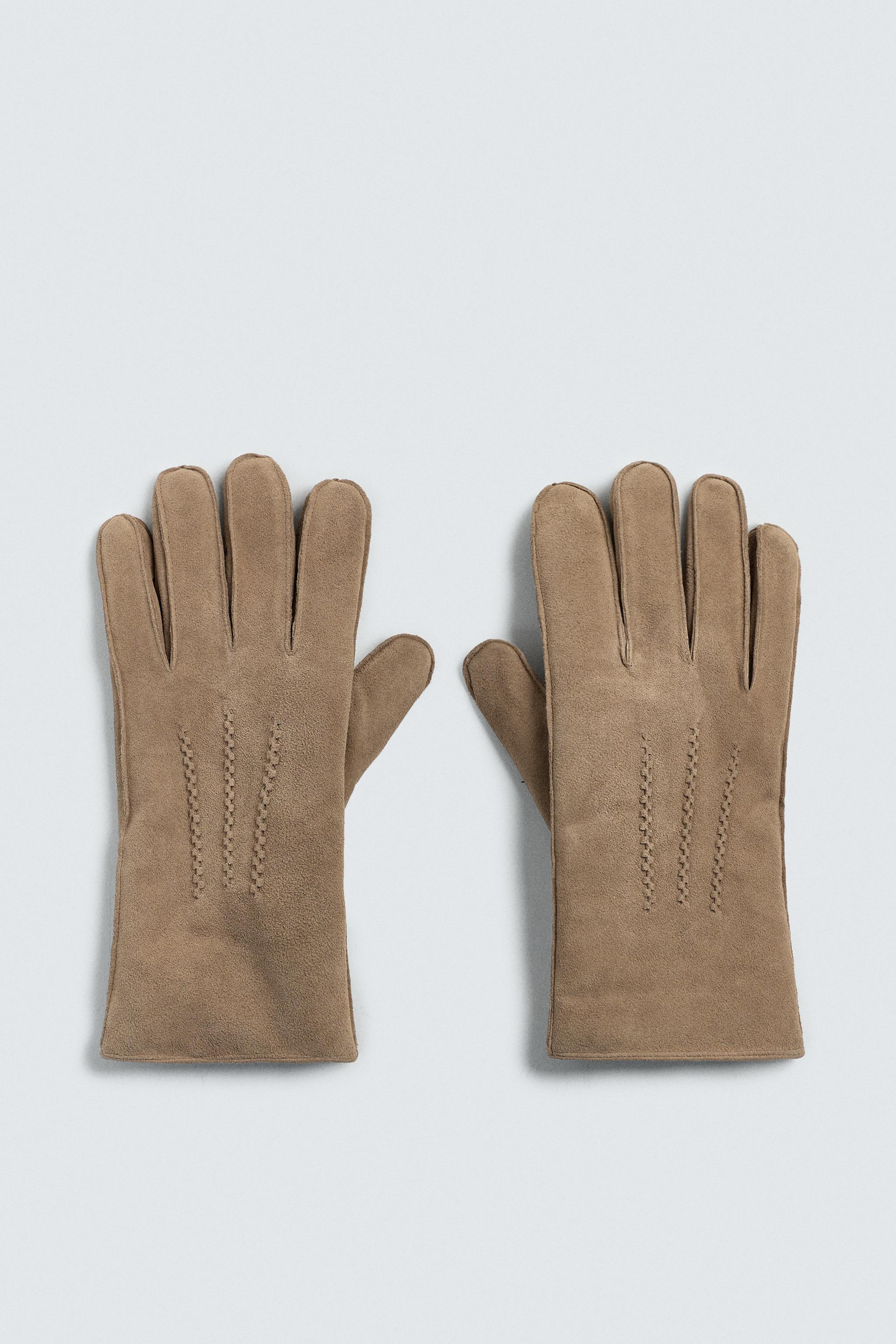 COMBINATION LEATHER GLOVES
