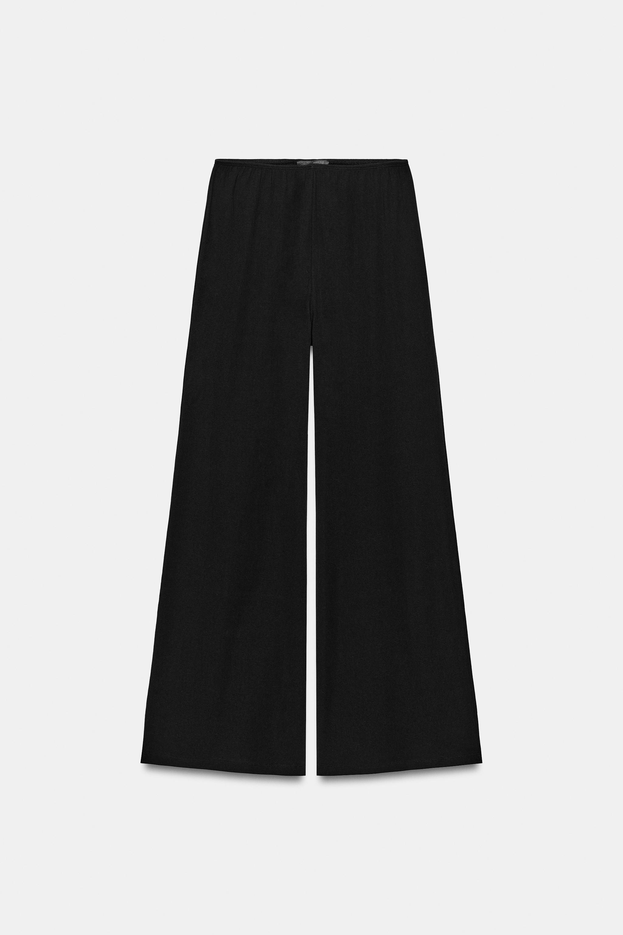 COTTON STRAIGHT LEG PANTS