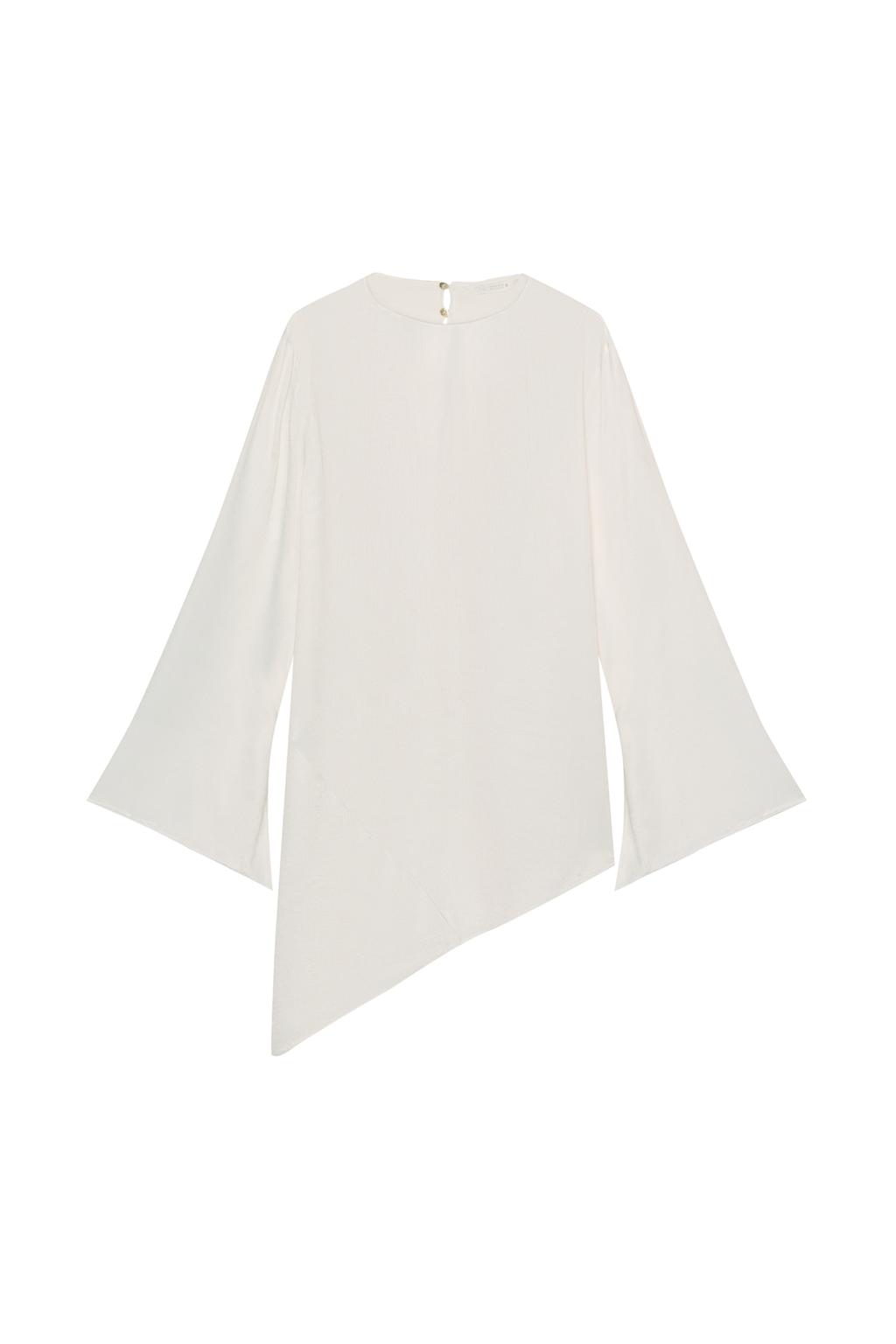 ZW COLLECTION SATIN ASYMMETRIC TOP - image 3
