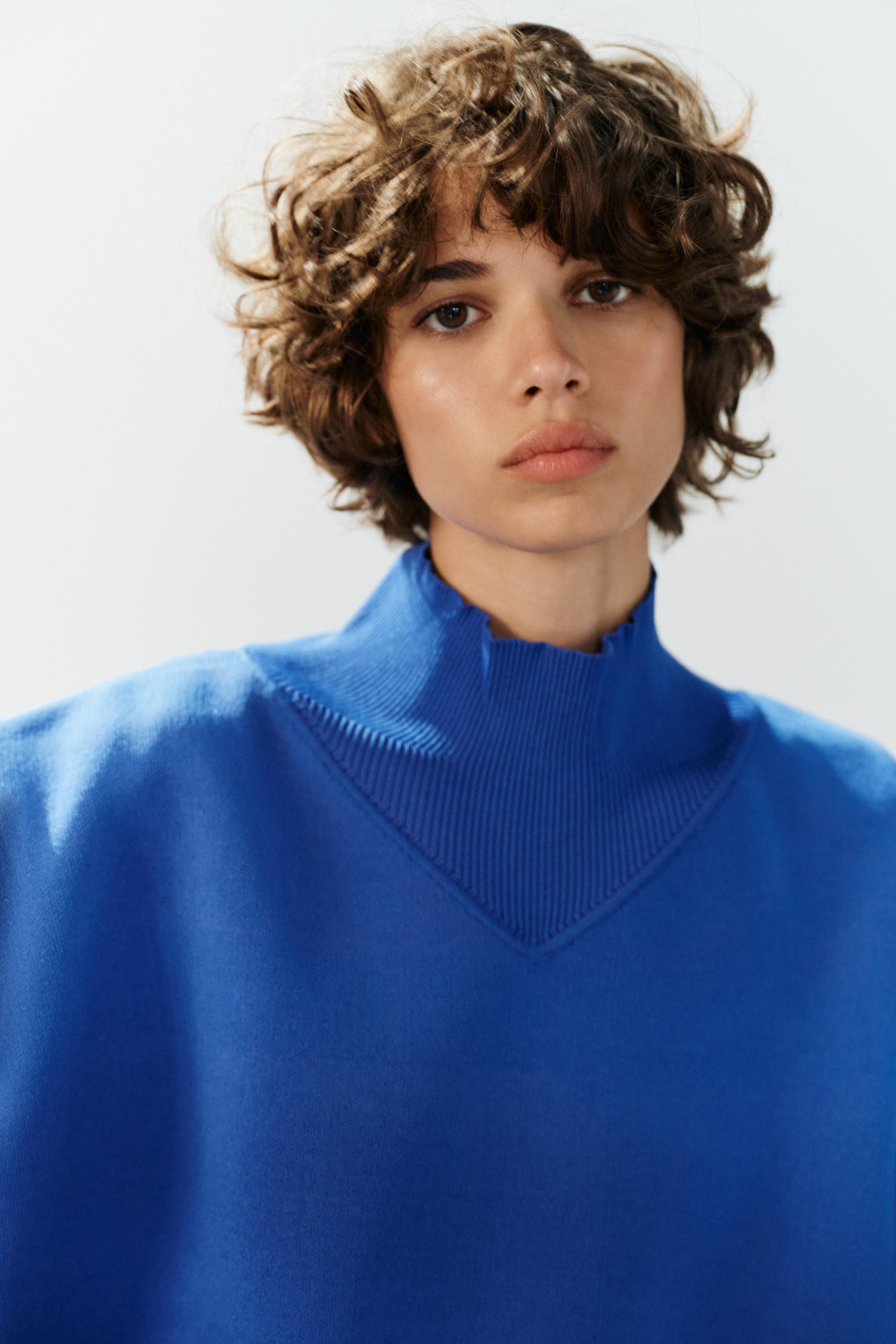 Женские свитеры Zara BUBBLE KNIT JUMPER — фото 3