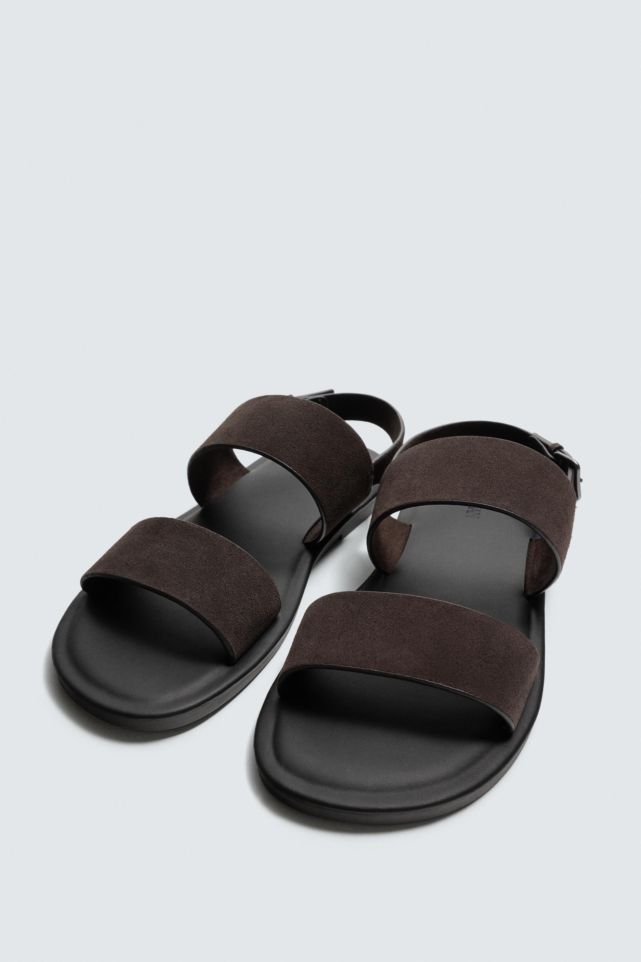 LEATHER STRAP SANDALS