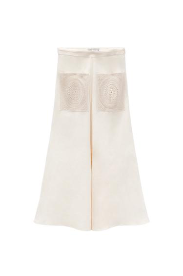 CROCHET MIDI SKIRT