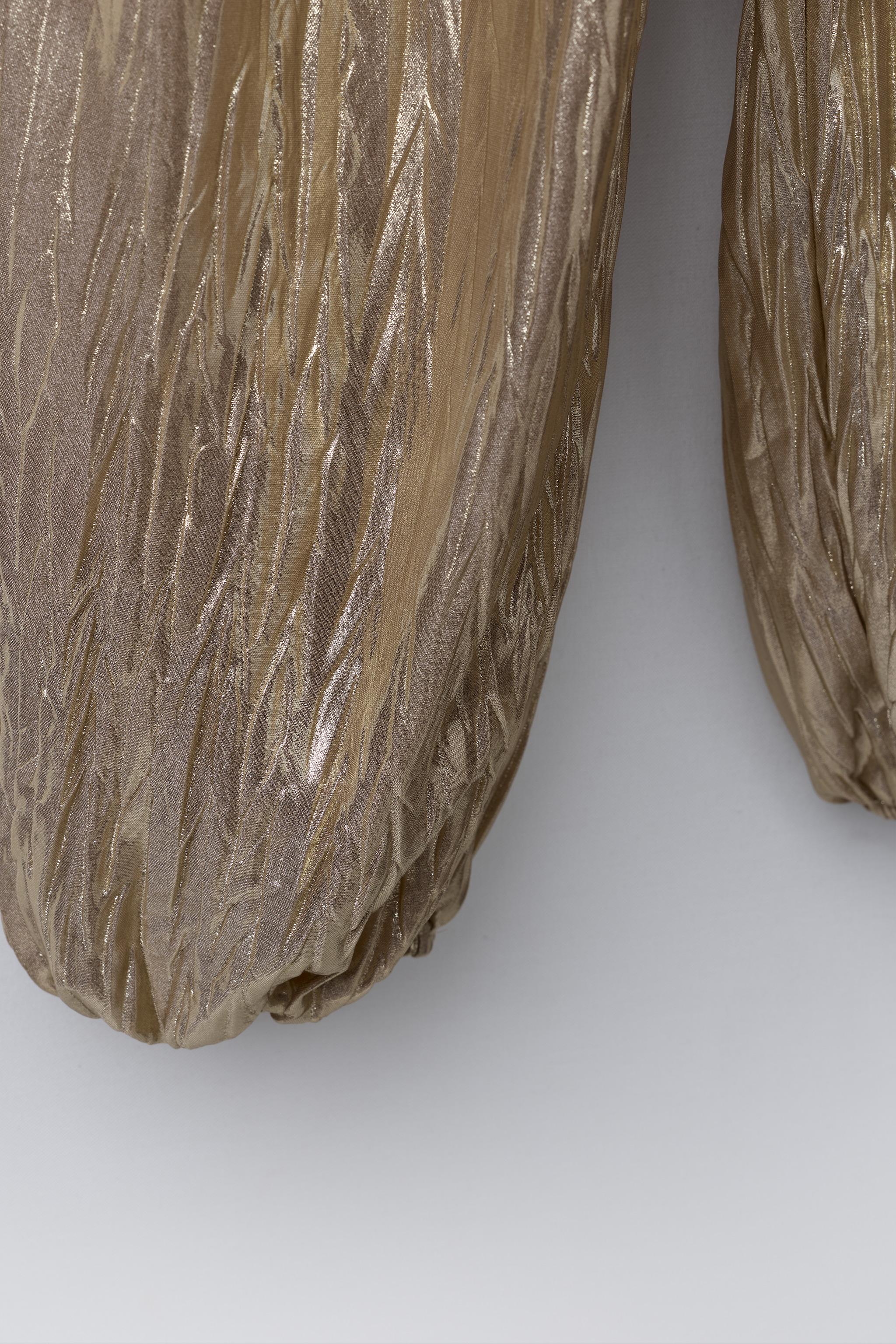 PANTALON BOUFFANT MÉTALLISÉ