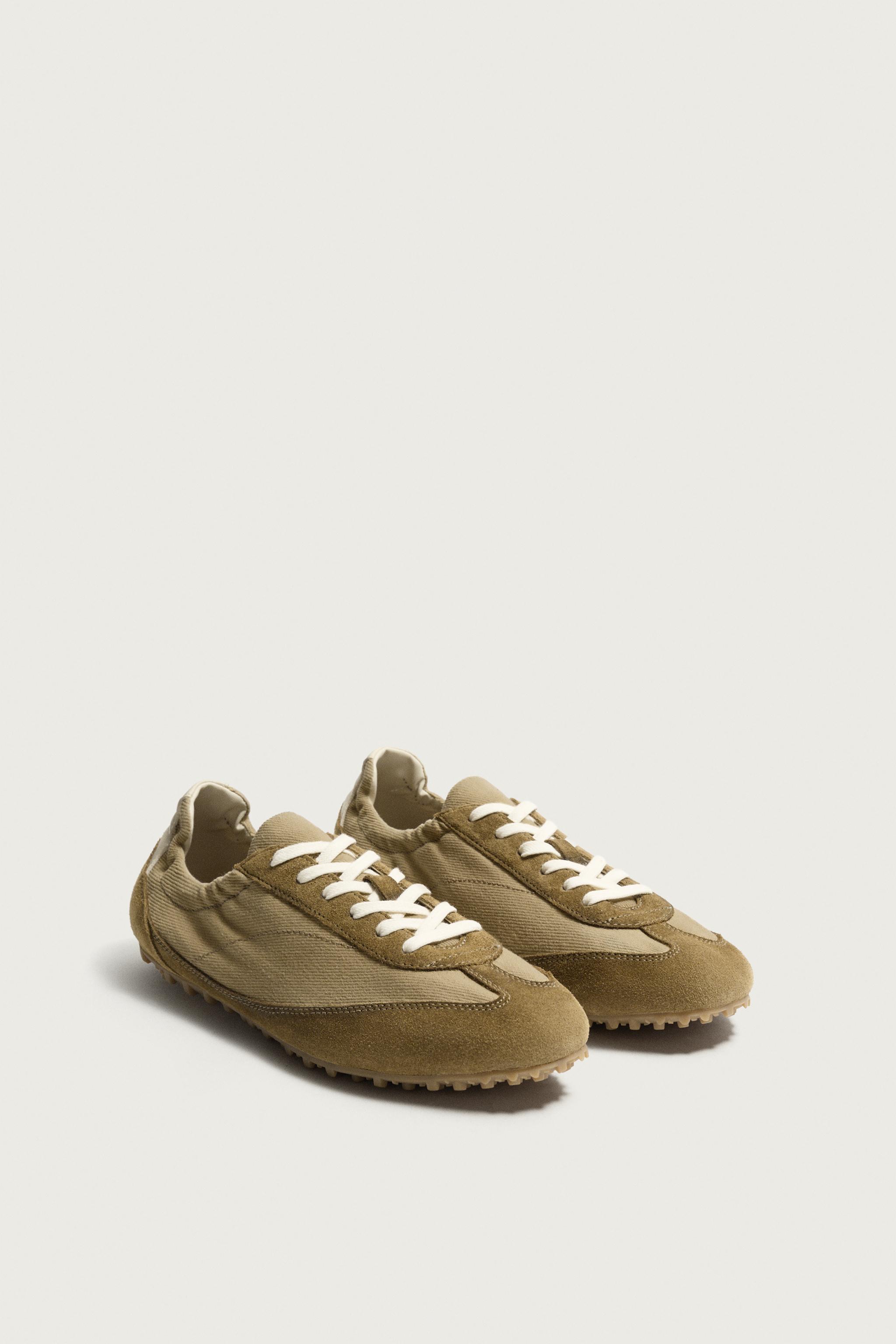 Zara RETRO DERİ SPOR AYAKKABI görsel 8