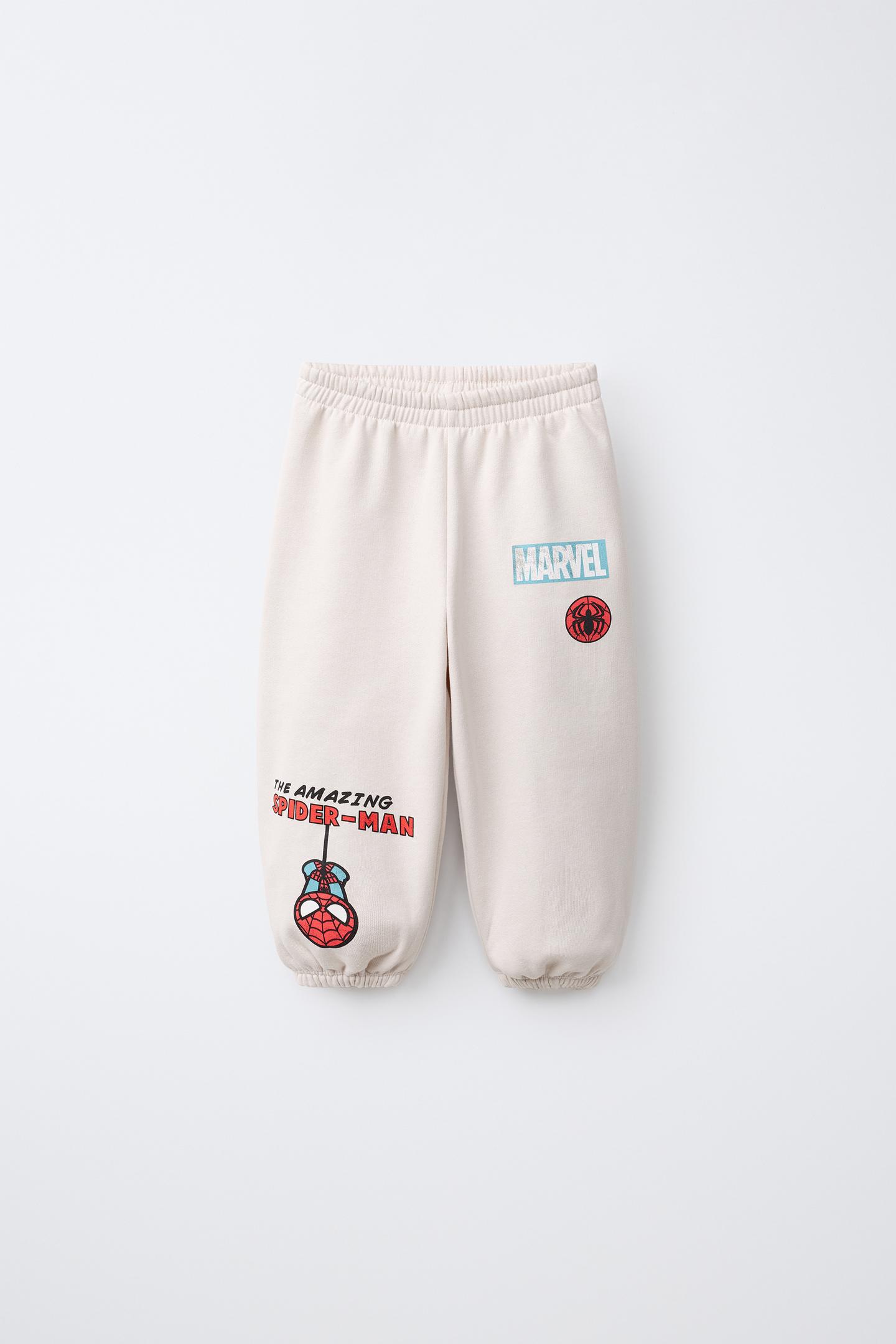 Детские брюки Zara Spider-Man © Marvel Jogger, цвет: Ледяной