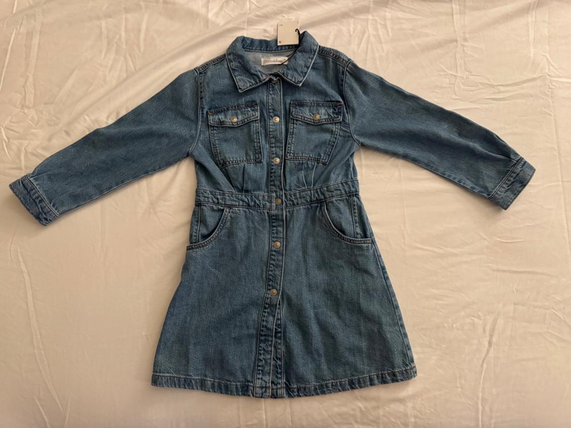 MEDIUM WASH DENIM OVERSHIRT