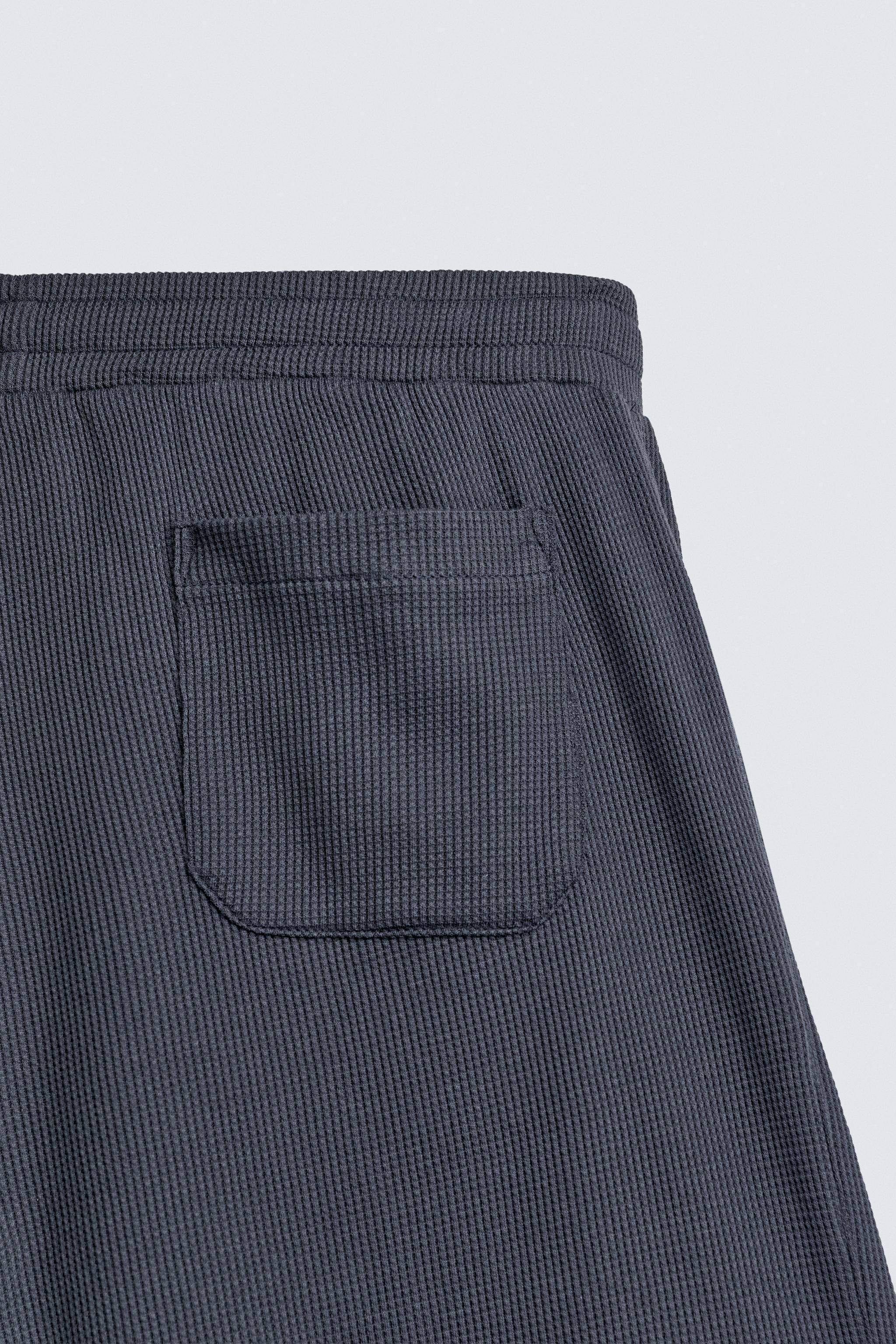 WAFFLE TEXTURE JOGGER SHORTS