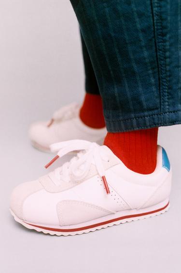 MULTI-PIECE TRAINERS - White by Zara