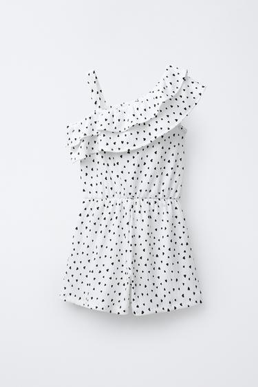 COMBI-SHORT CŒURS - Blanc / Noir de Zara - Image 1