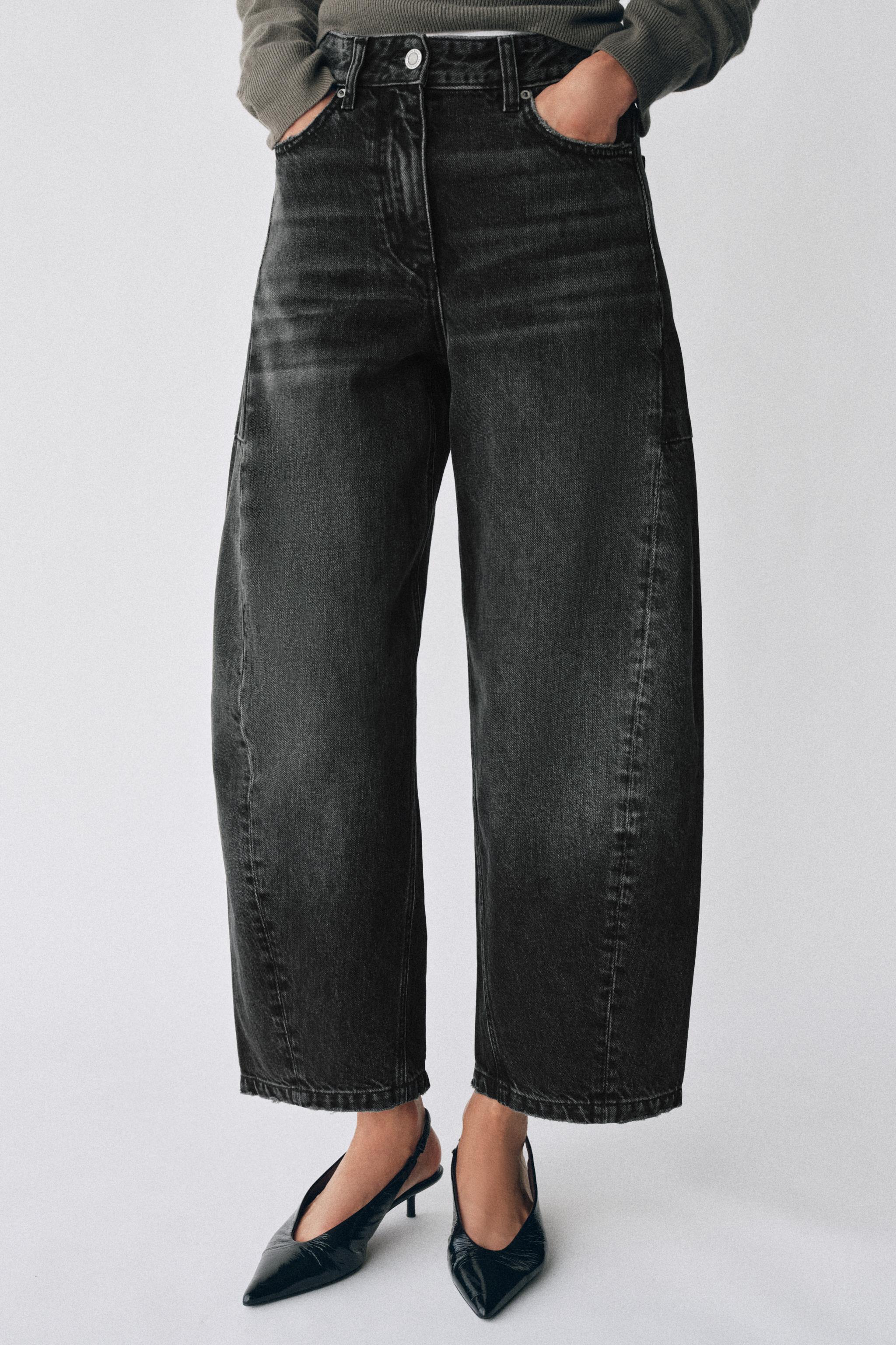 ZW COLLECTION MID-RISE BALLOON JEANS