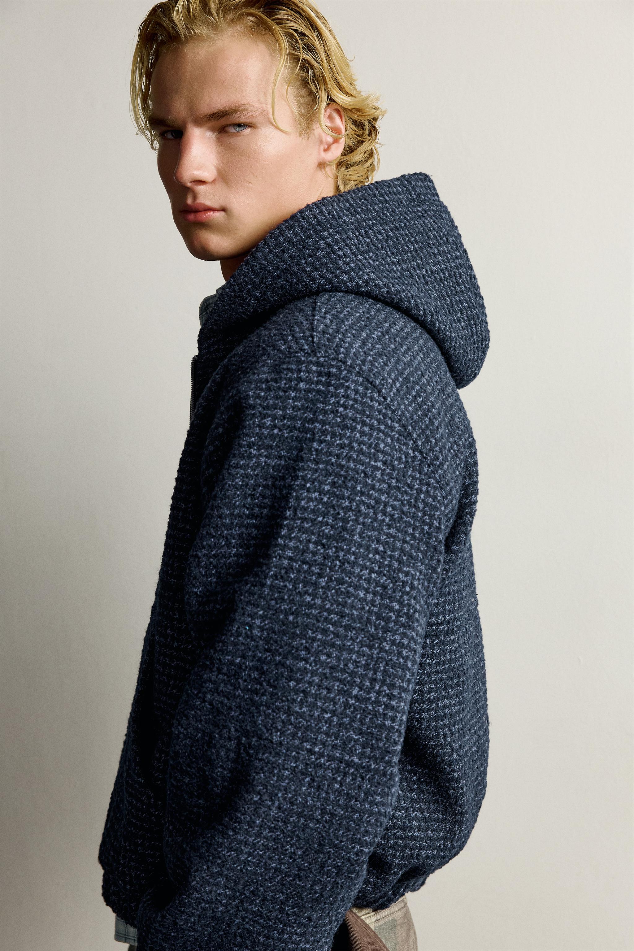 BLOUSON MATELASSÉ CARREAUX CAPUCHE