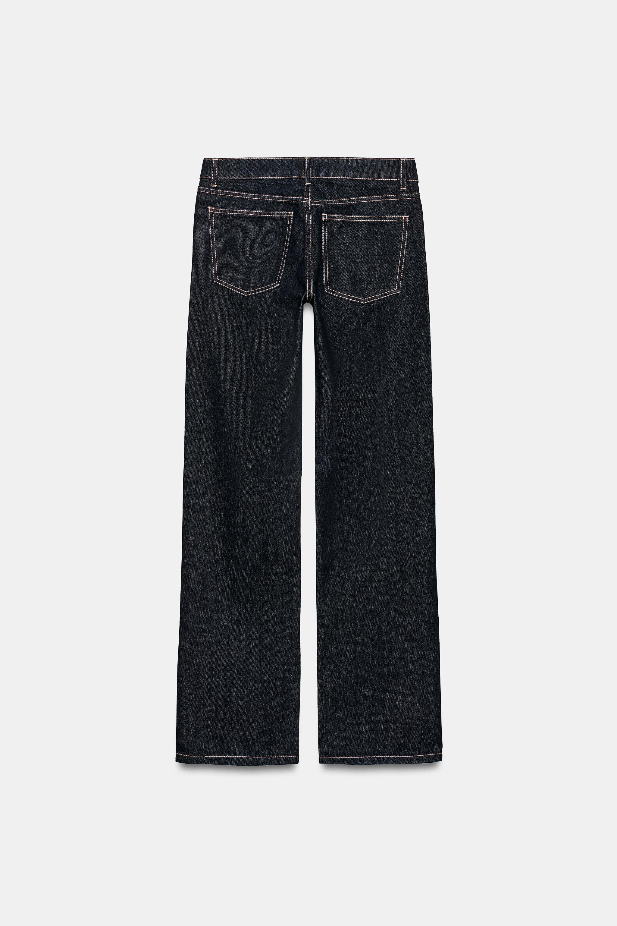 TRF LOW-RISE WIDE-LEG JEANS