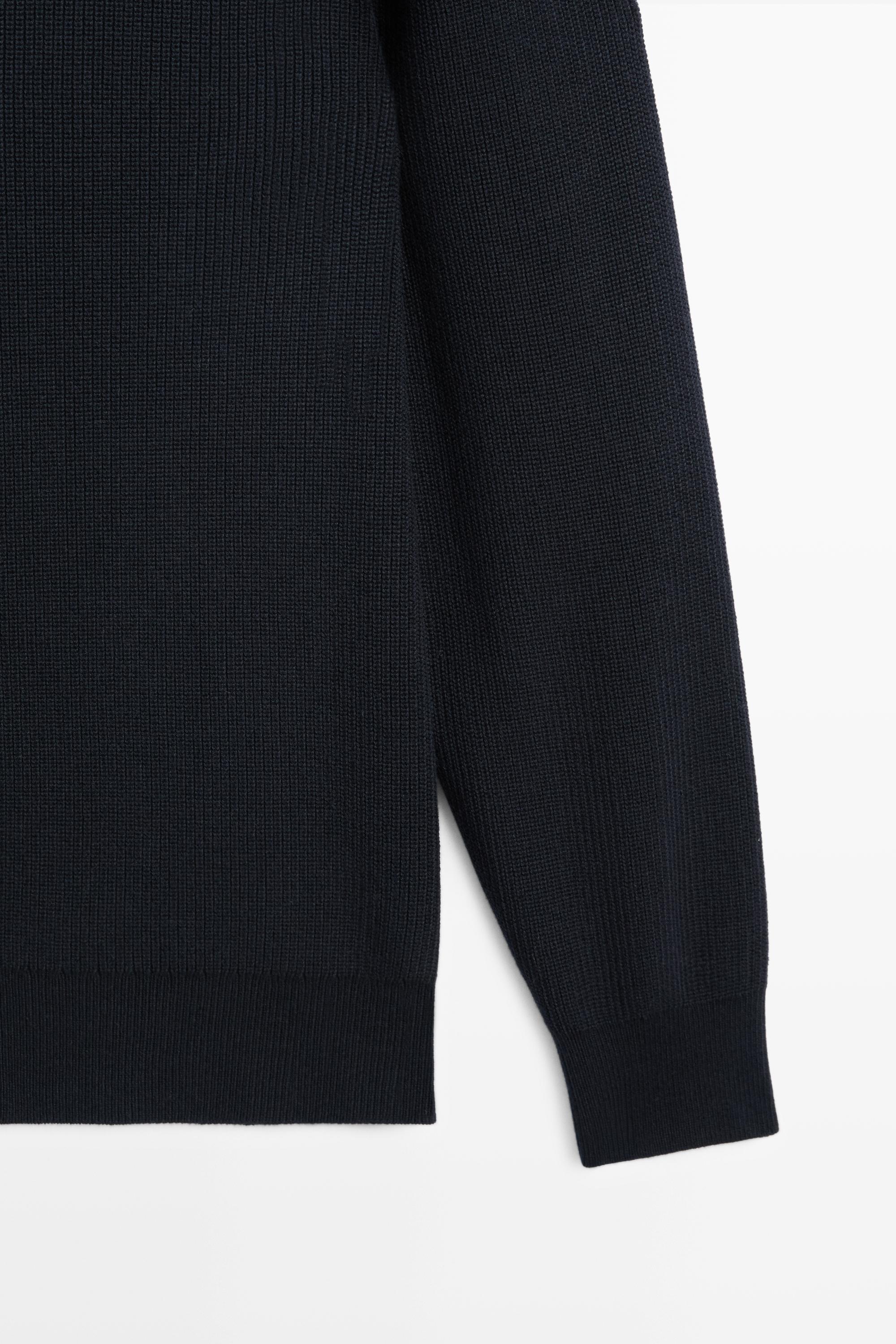 Pull en maille 100 % coton à col camionneur