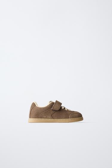 LEATHER BAREFOOT PLIMSOLLS - Chocolate by Zara