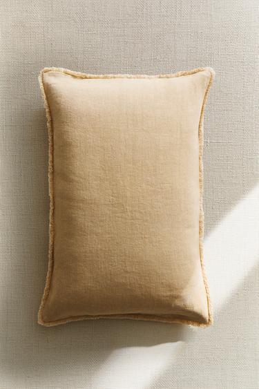 HOUSSE DE COUSSIN FRANGES - Vanille de Zara - Image 5