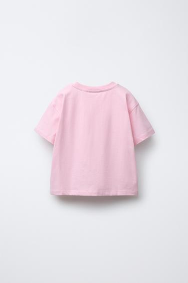 DRAWSTRING BOW T-SHIRT - Pink by Zara - Image 1