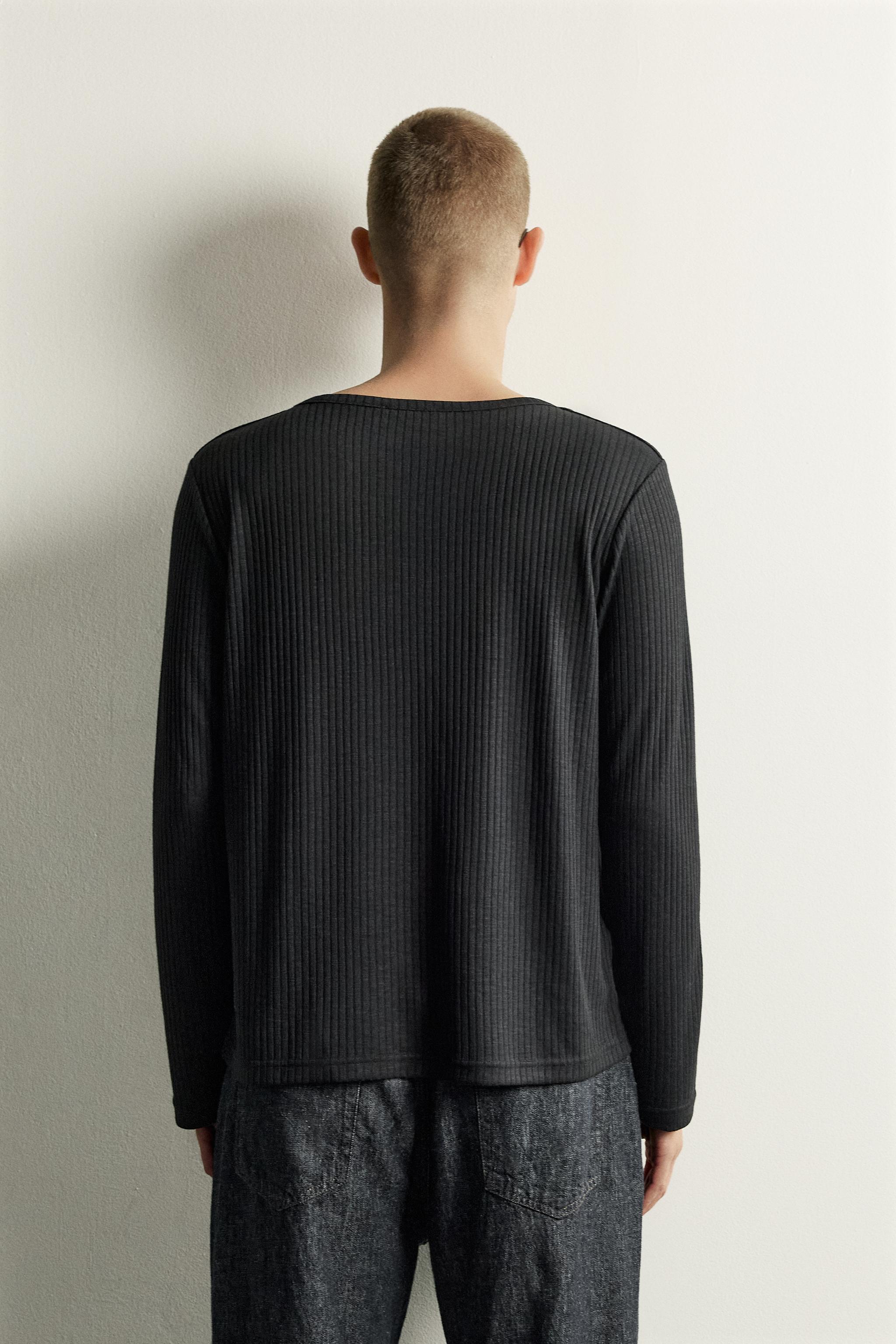 RELAXED FIT RIBBED T-SHIRT