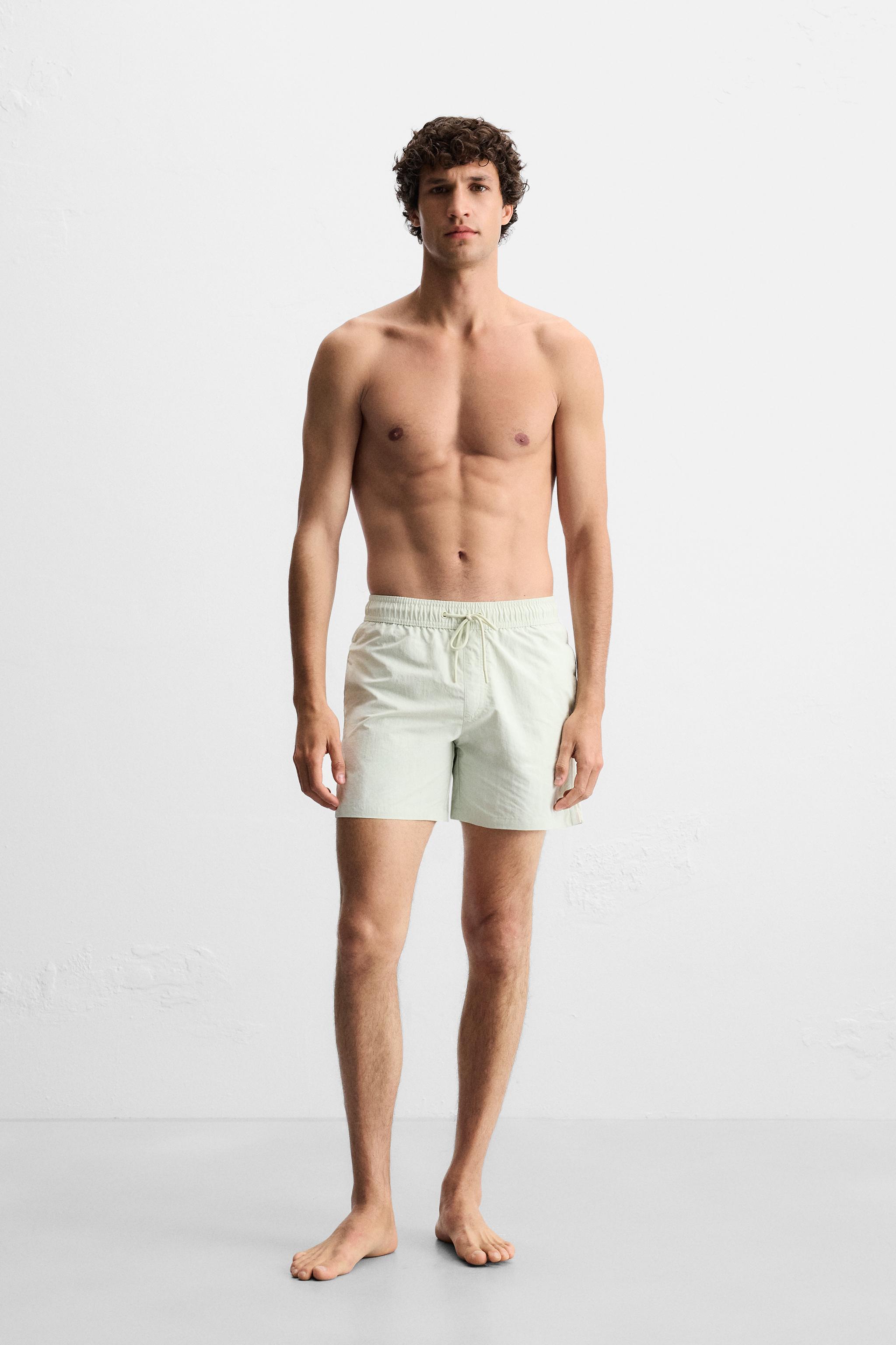 ZARA 無地アシンメトリースイムウェア 2856/066 ASYMMETRIC PLAIN SWIMSUIT - Ecru | ZARA United States